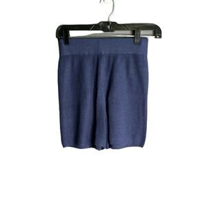 FP Beach Navy Blue Pull On High Rise Knit Shorts Size XS